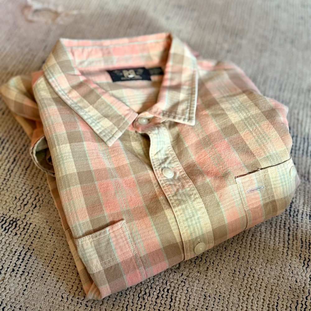 RRL by Ralph Lauren Cotton Western Shirt, XXL